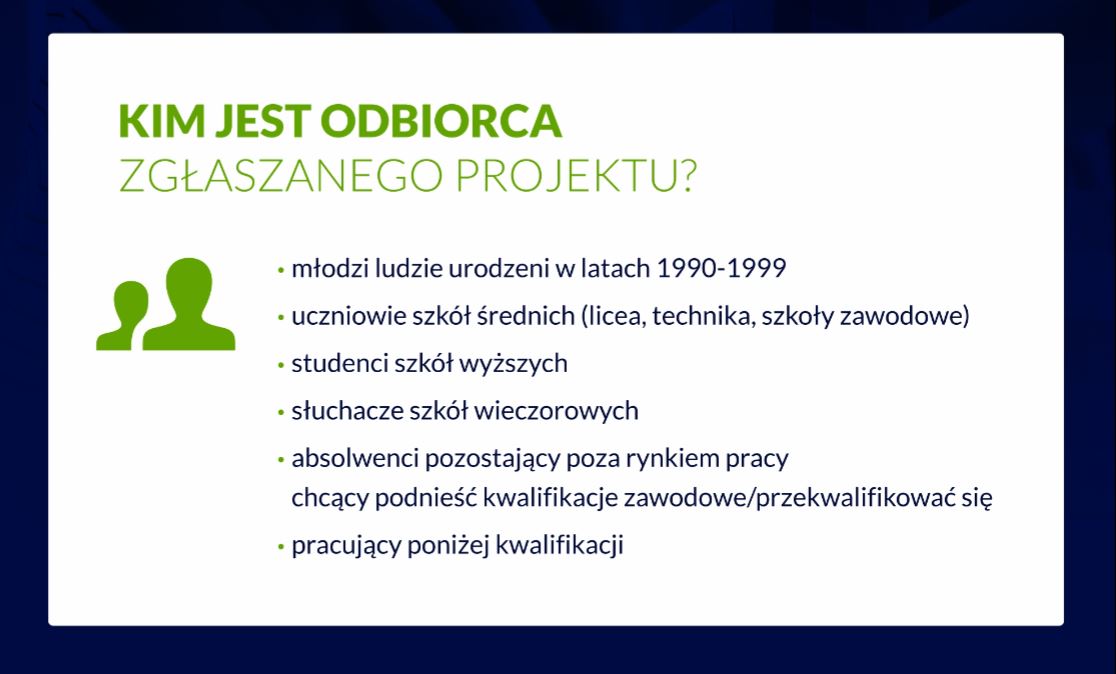 Akcja Inkubacja - kim jest odbiorca projektu