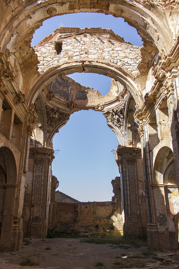 Belchite ruiny kościoła św. Augustyna