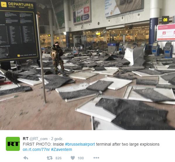 Lotnisko Bruksela zamach