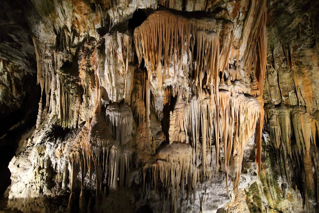 Jaskinia Postojna, Słowenia. Formacje wewnątrz jaskini 