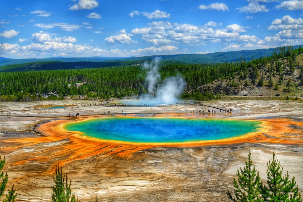 The Grand Prismatic Spring, Yellowstone National Park 