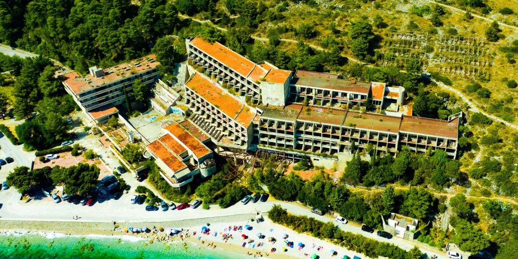 Kupari Zatoka Umarłych Hoteli Dubrovnik, Chorwacja