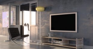 nowoczesne wnętrze z telewizorem