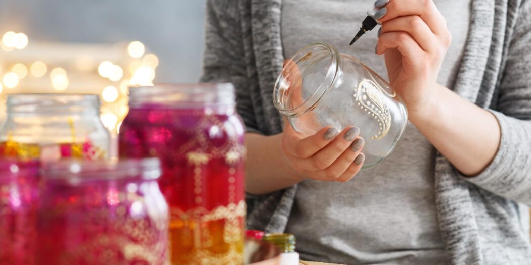 dekorowanie słoików