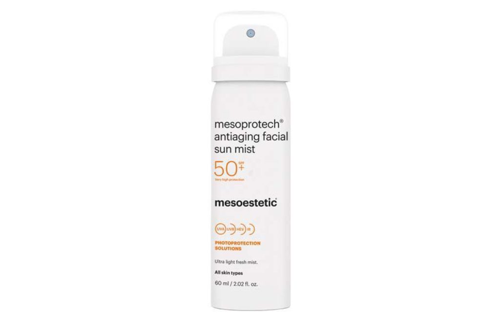 Mgiełka do twarzy SPF50+ mesoprotech® antiaging facial sun mist