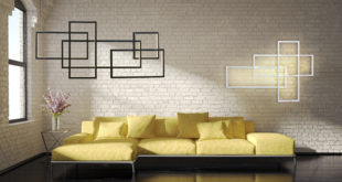 współczesny loft z oryginalnym oświetleniem