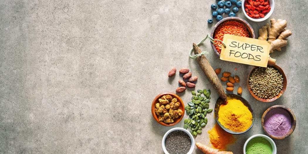 superfoods na stole