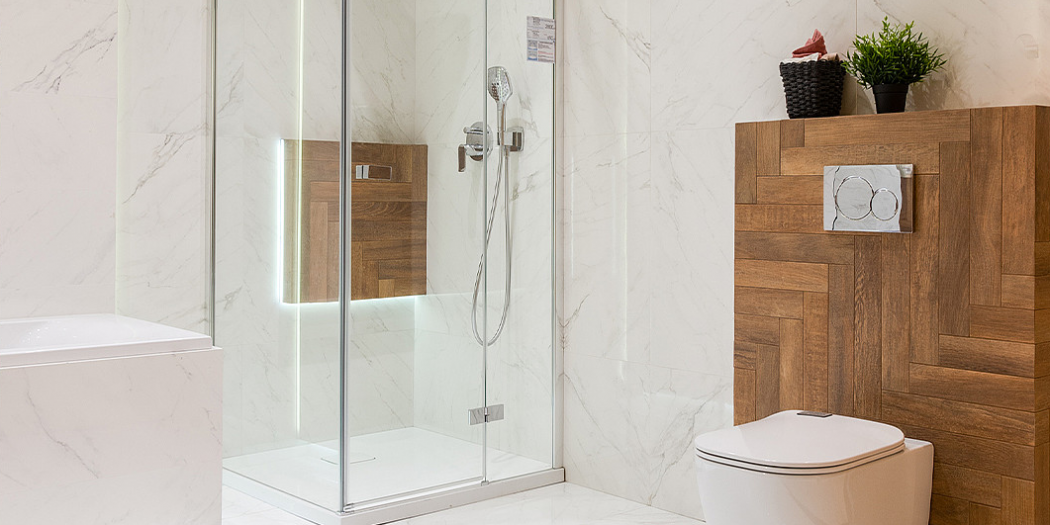 kwadratowa kabina prysznicowa