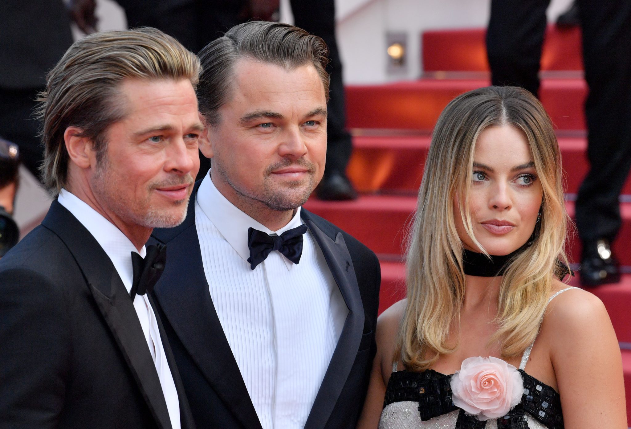 Margot Robbie, Leonardo DiCaprio i Brad Pitt
