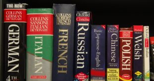 Słowniki na półce