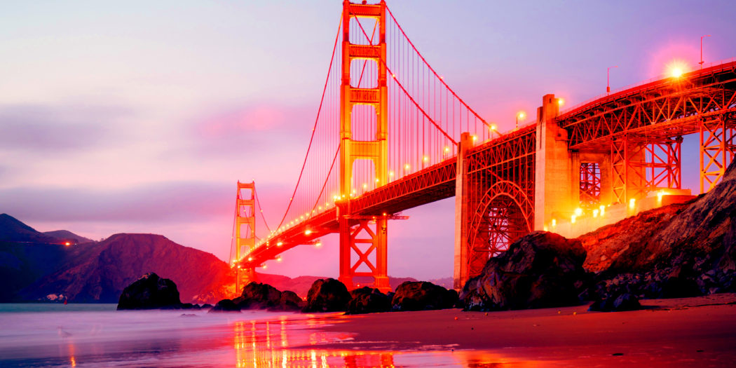 Golden Gate most w San Francisco