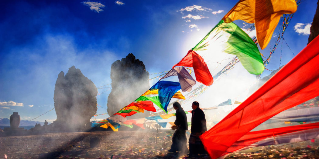 Tybet święto nad jeziorem Namtso