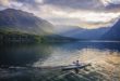 Jezioro w Alpach Julijskich