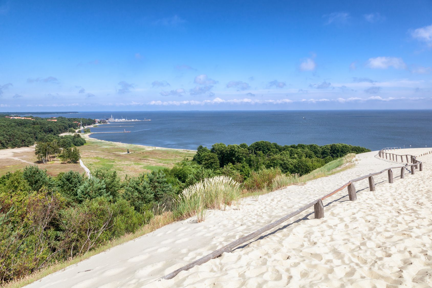 Mierzeja Kurońska plaża na Litwie
