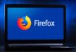 laptop z przeglądarką Mozilla Firefox